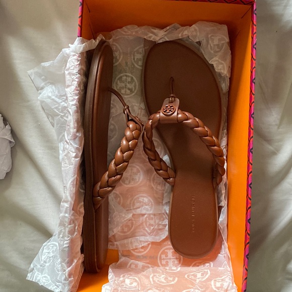 Tory Burch Shoes - Tory Burch Braided Benton thong flip flops